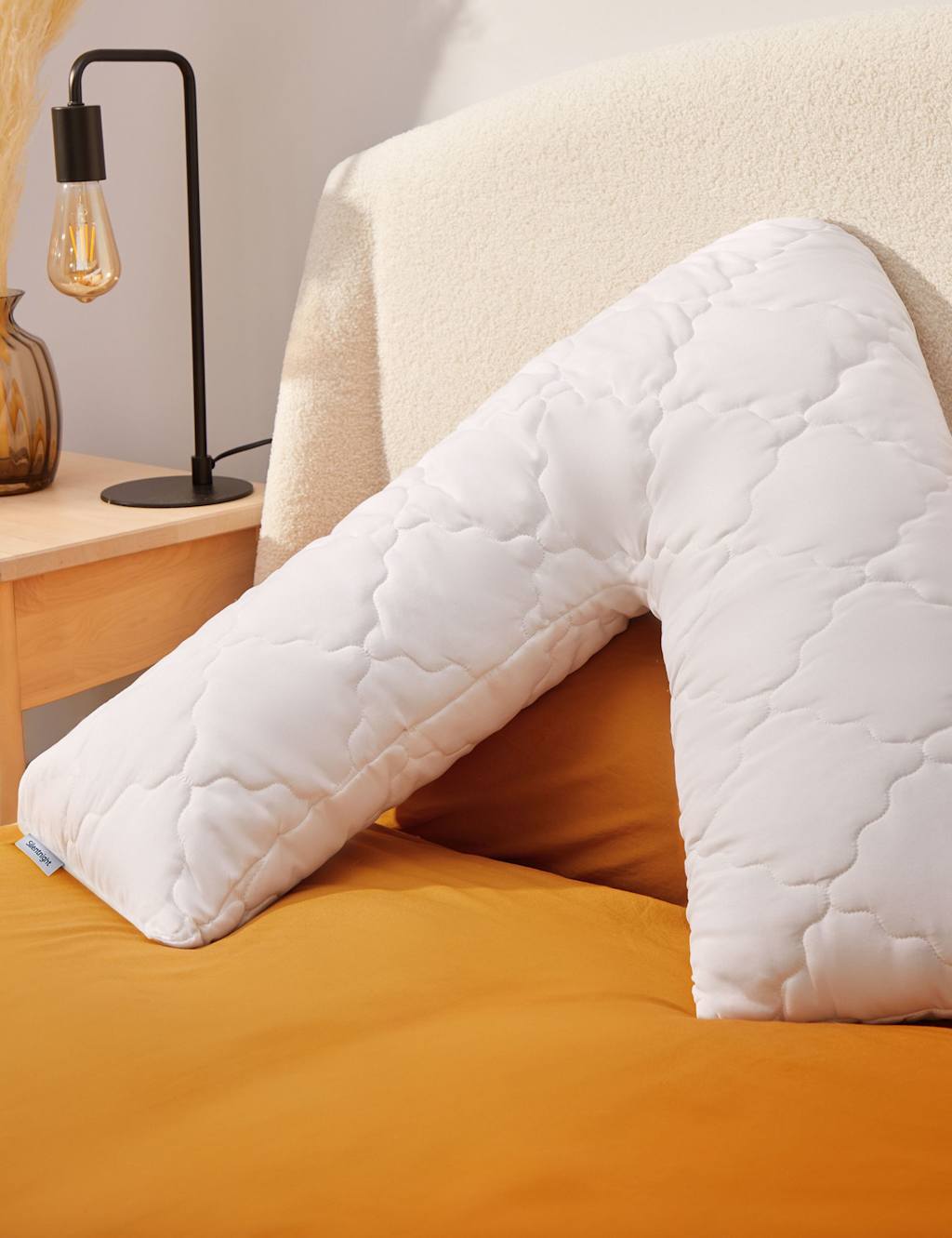 Silentnight Impress Memory Foam V-Shaped Pillow White