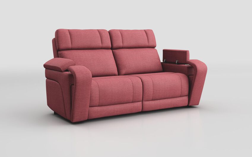 Pink Fabric Adstock 3 Seater Sofa