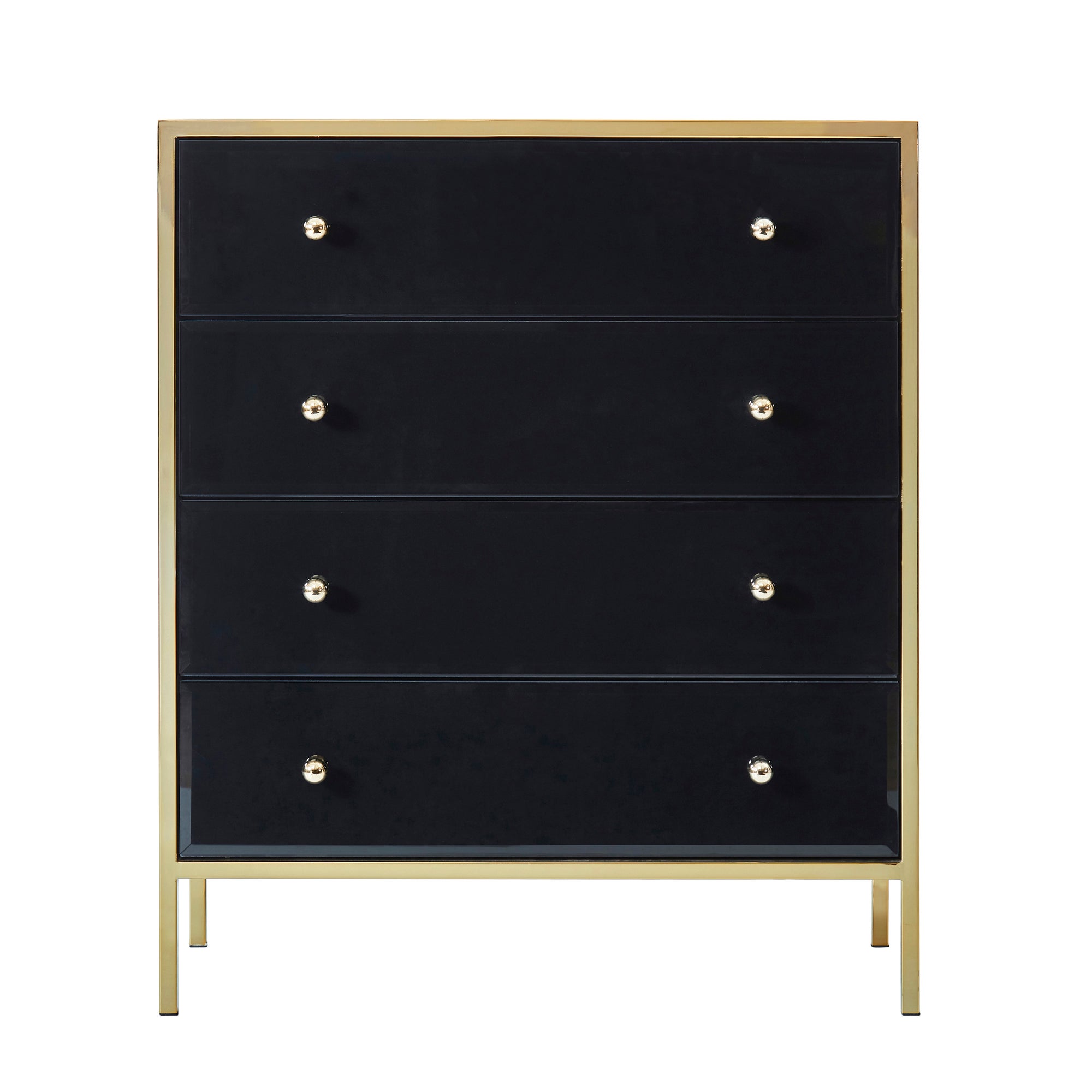 Fenwick 4 Drawer Chest Black