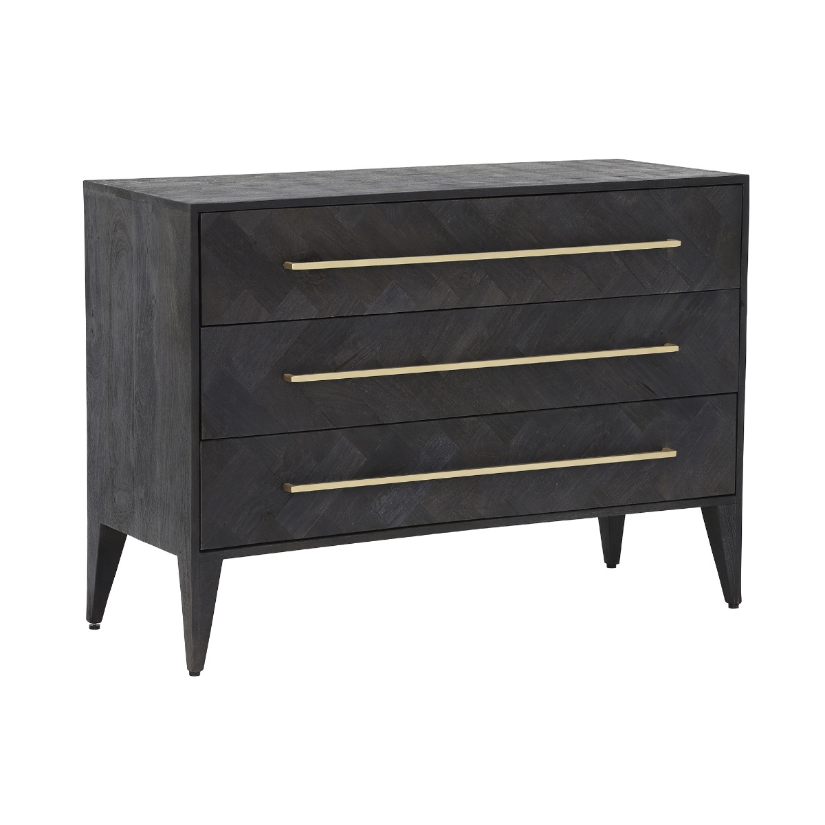Onyx 3 Drawer Wide Chest