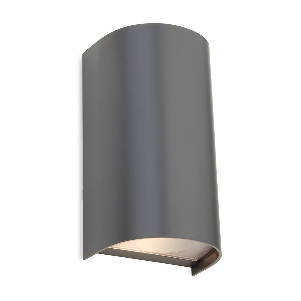 Netlighting Swift Resin 2 Light Wall Graphite IP65 in Grey