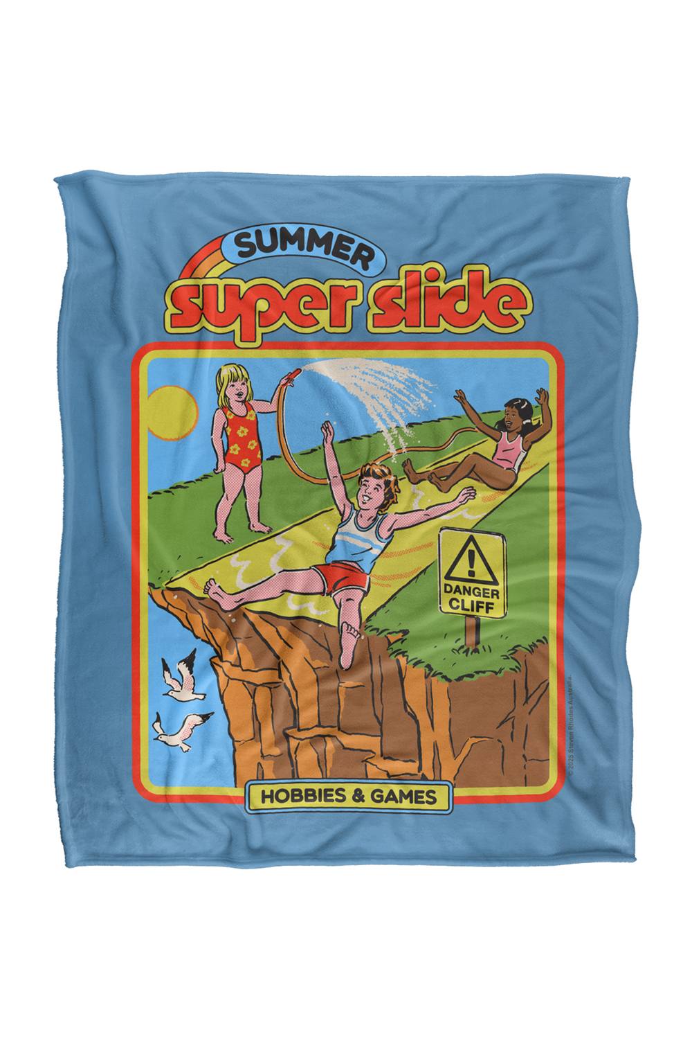 Steven Rhodes Summer Super Slide Silky Touch Super Soft Throw Blanket