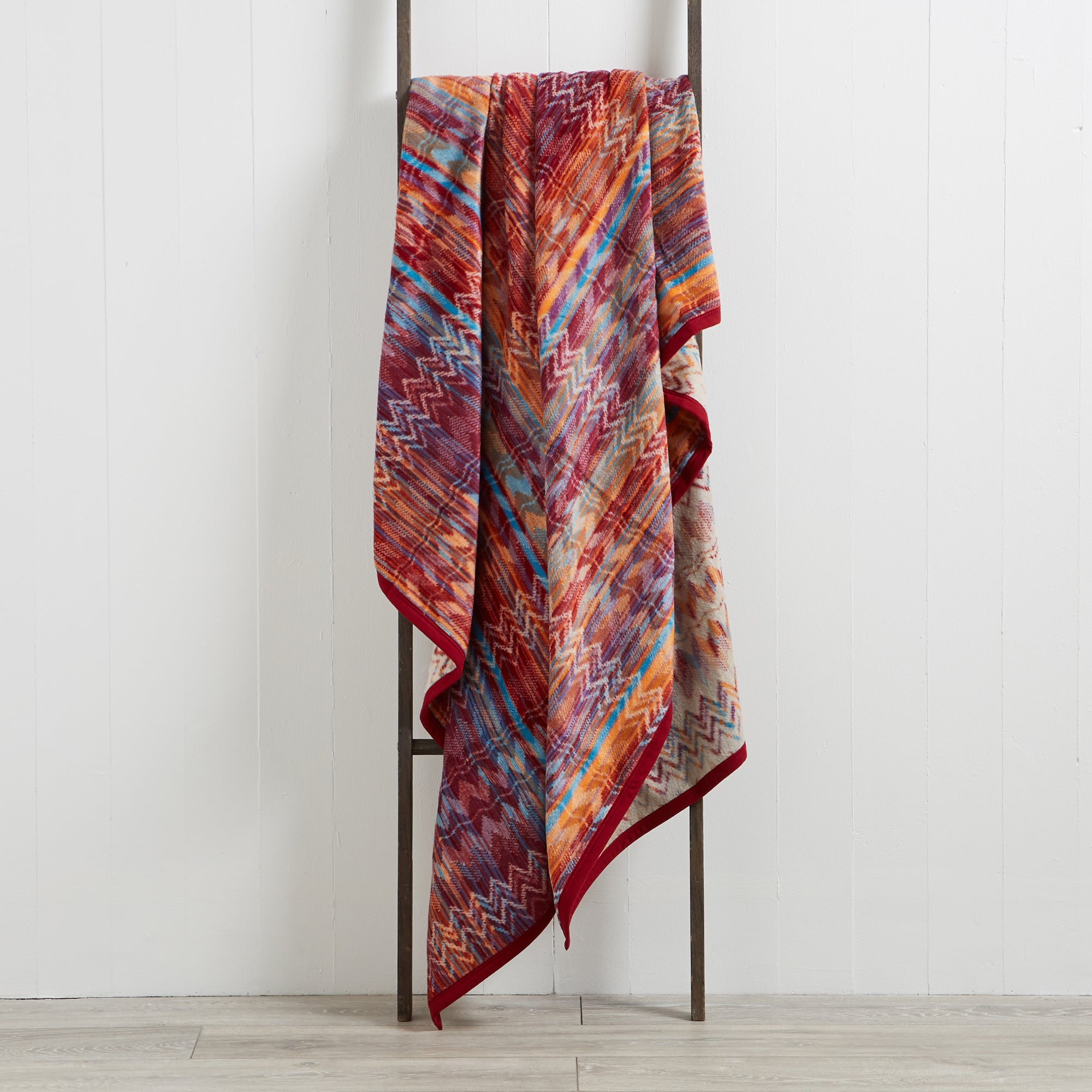 Thermosoft Fusion 220cm x 240cm Throw Orange and Pink