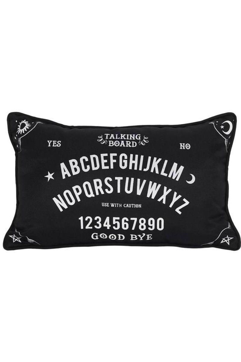 KDMD Small Rectangular Black & White Talking Board Cushion