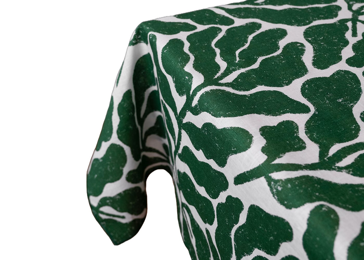 Fine Little Day Leaves Tablecloth Green