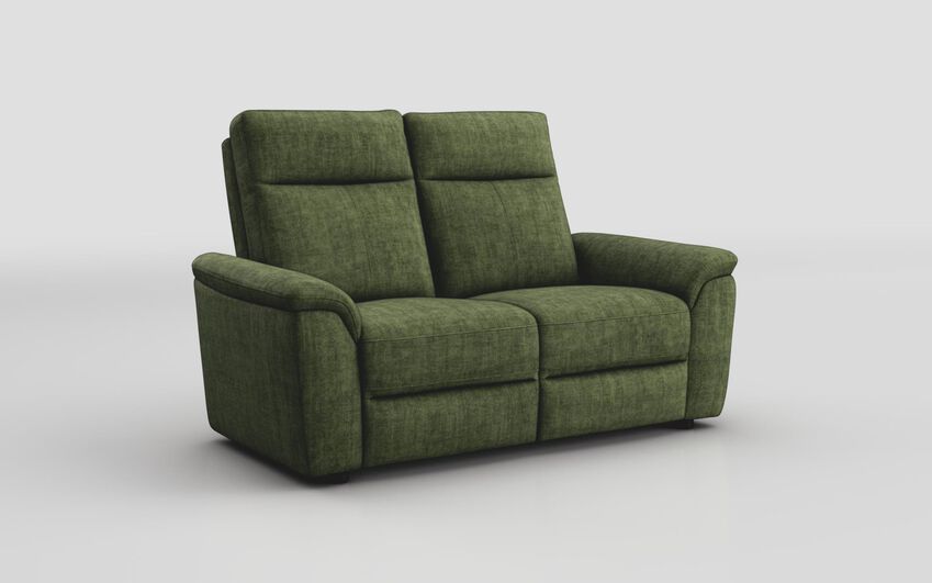 Green Fabric Badia 2 Seater Sofa