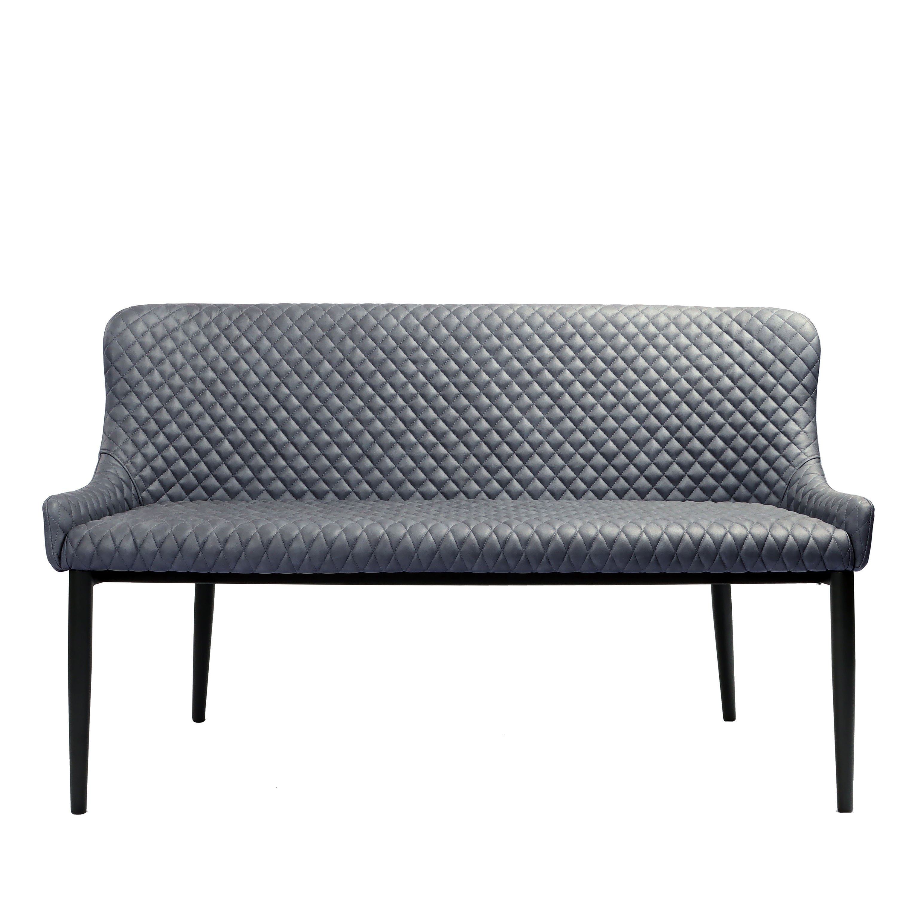 Montreal 2 Seater Dining Bench, Faux Leather, 133cm