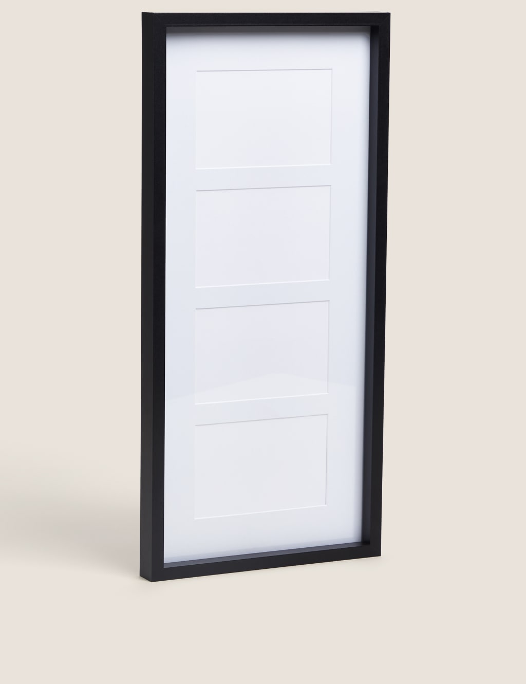 M&S 4 Aperture Photo Frame 6 x 4 inch Black