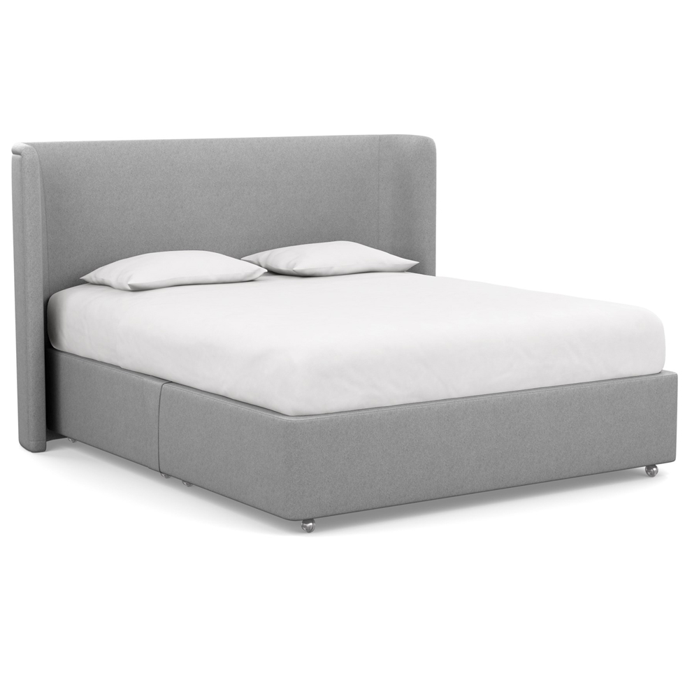 Heal's Heal's Deep Divan Super King No Drawers Cotton Pewter