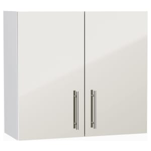 Wickes Orlando Gloss Stone Shaker Wall Unit - 800mm