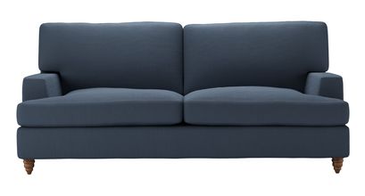 Isla 2.5 Seat Sofabed in Midnight Blue Brushed Linen Cotton - sofa.com