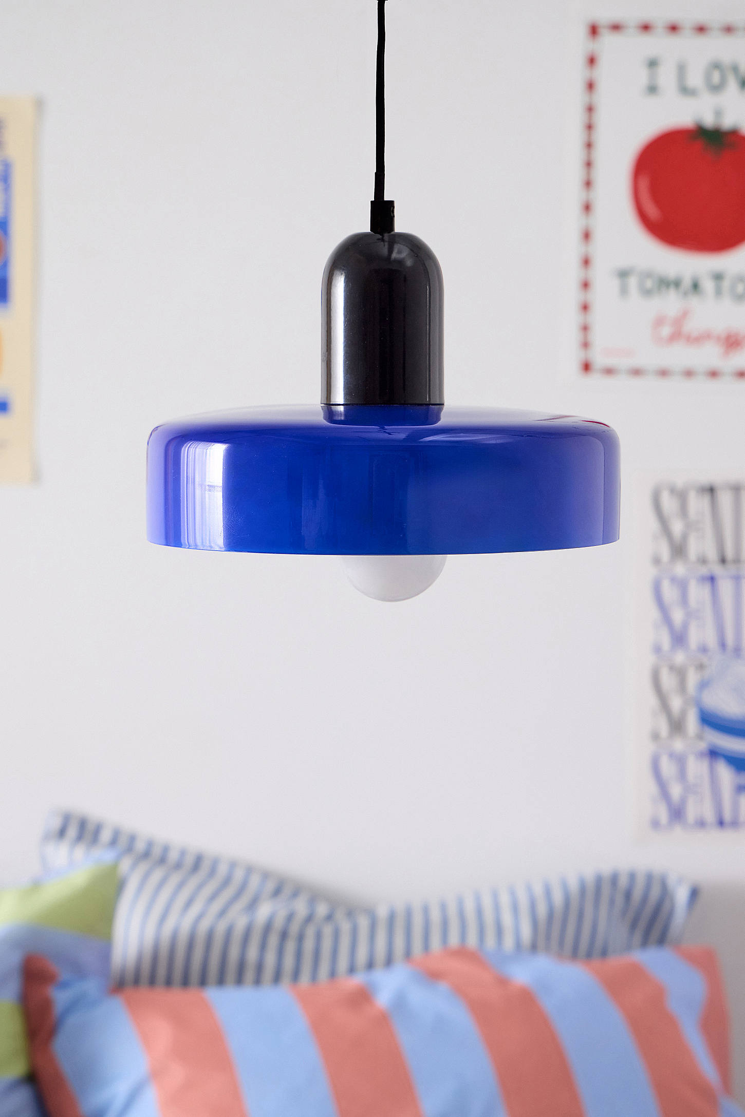 Scott Plug In Pendant Lamp - Blue