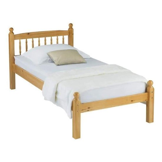 Pamela Wooden Single Bed in Pine