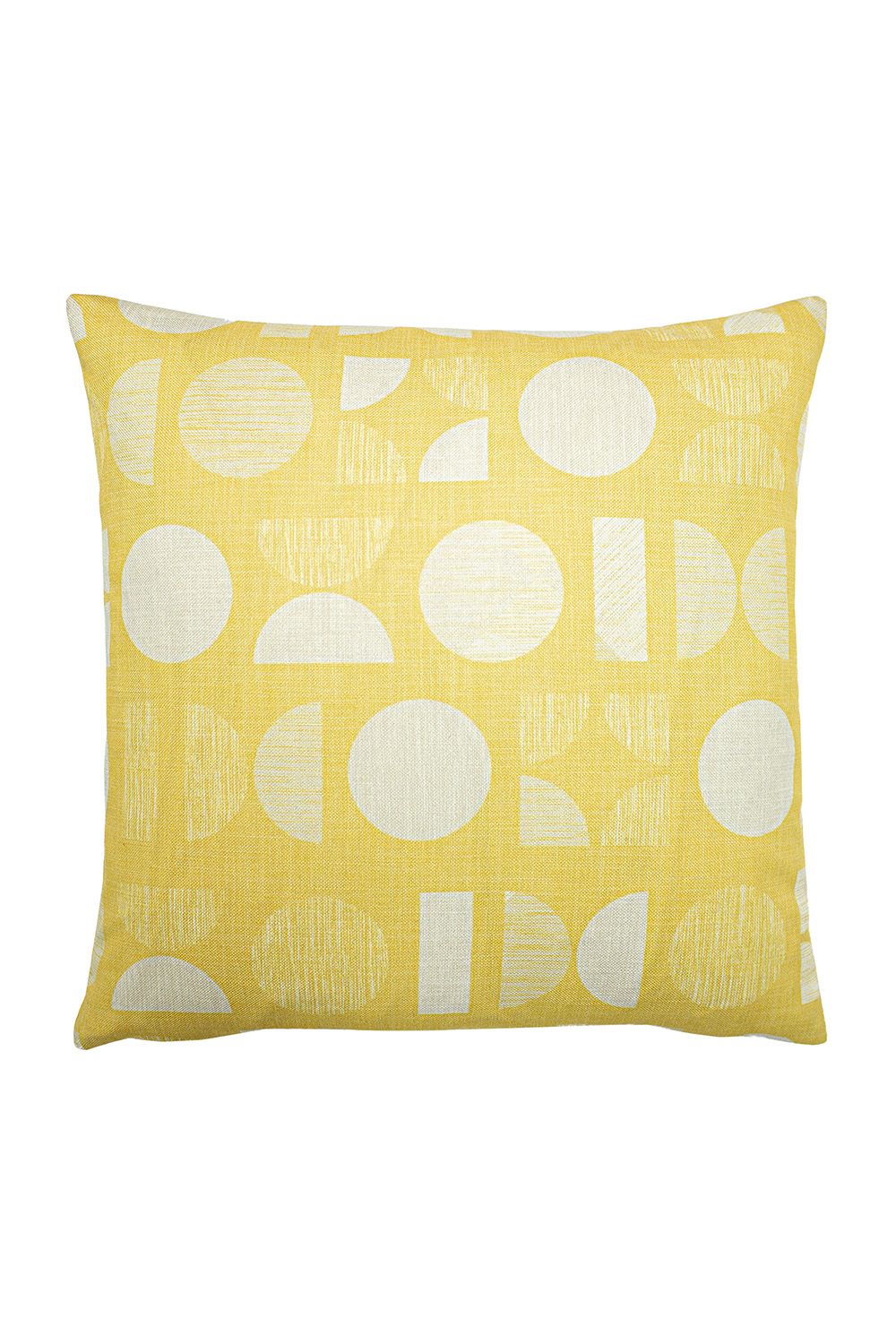 Furn Malmo Scandi Geometric Cushion in Yellow