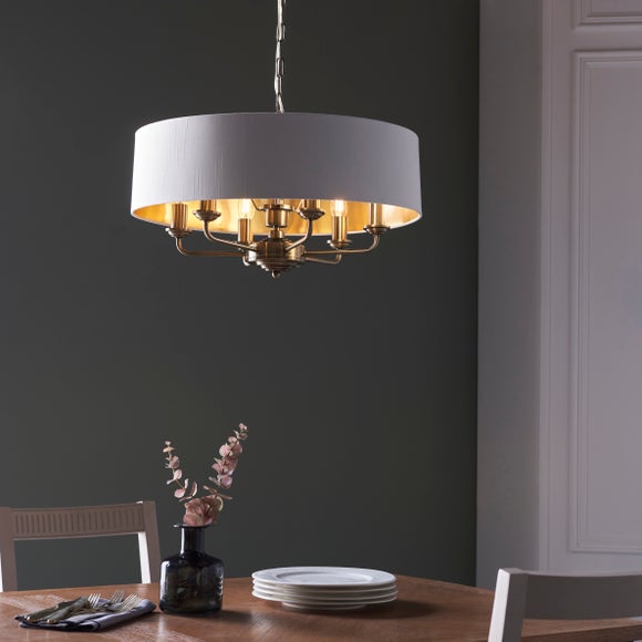 Vogue Sandringham Mid Century 6 Light Adjustable Pendant Light