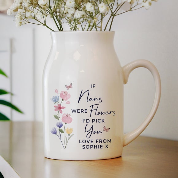 Personalised I'd Pick You Jug Vase 3