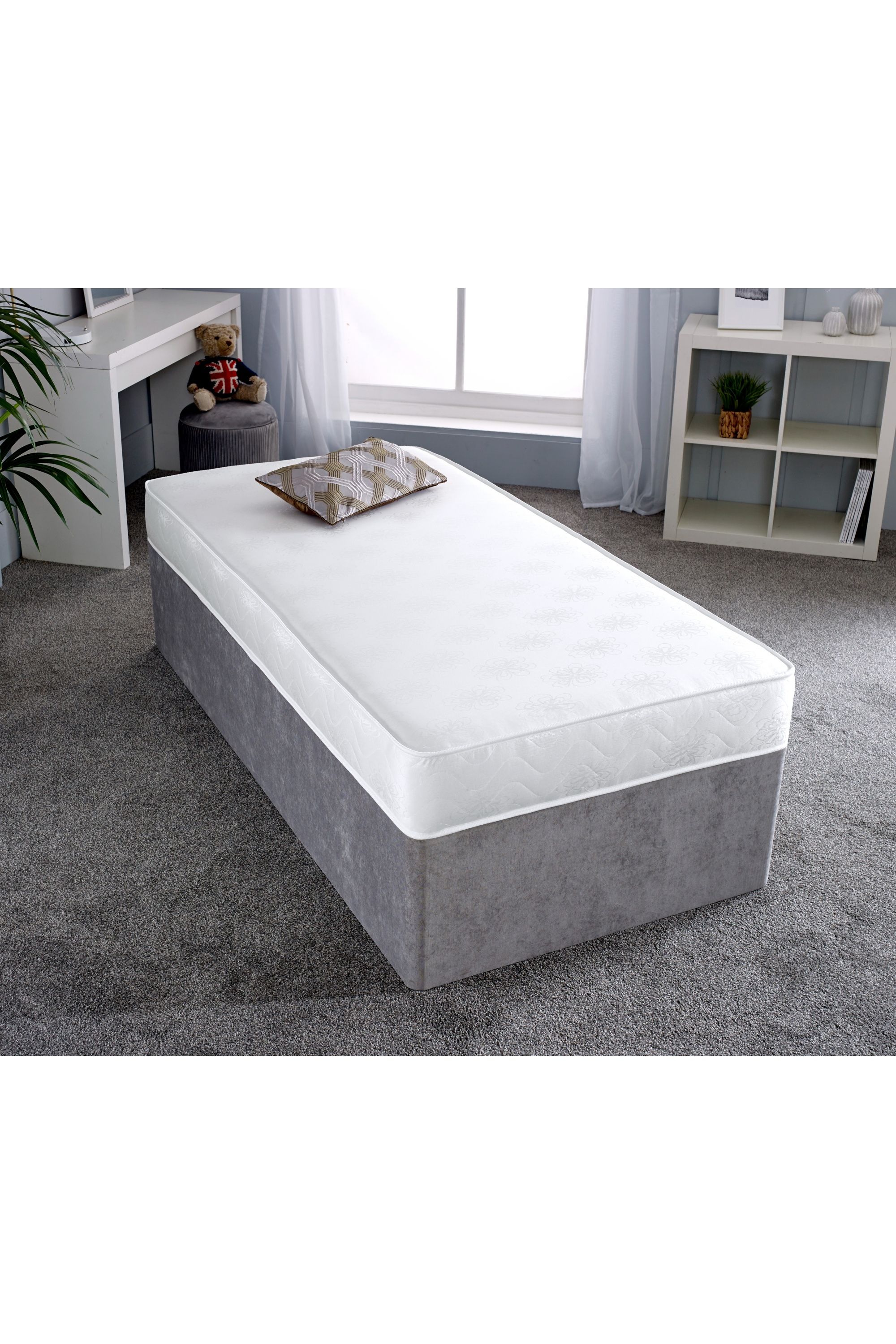 eXtreme Comfort Ltd Damask Essentials White Comfort Flattop Mattress