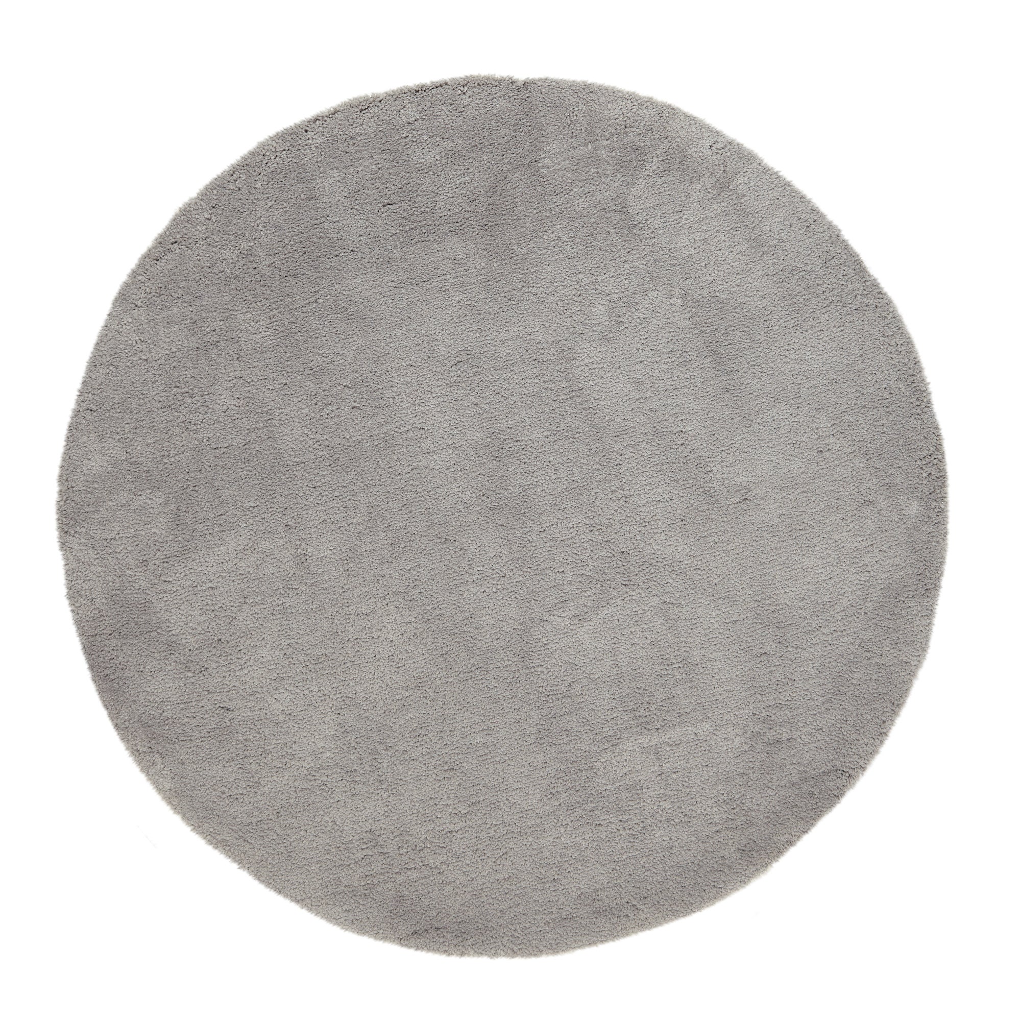 Teddy Bear Circle Rug Grey