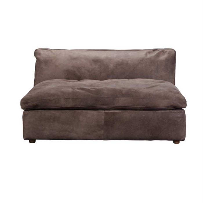 Timothy Oulton Zenna Small Sectional 1 Seater, Safari Charcoal