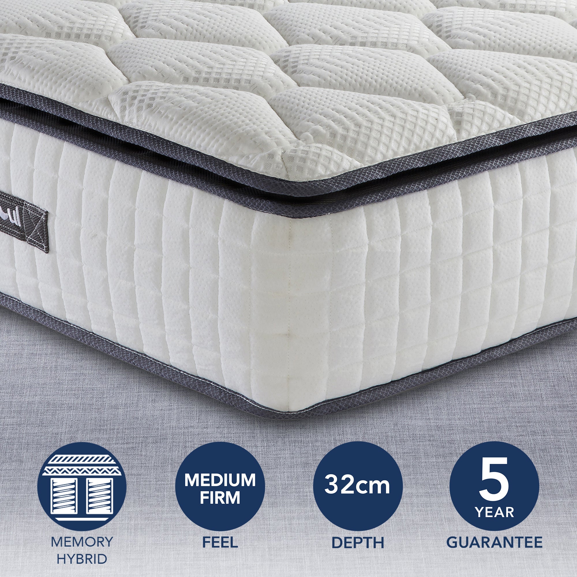 Sleepsoul Bliss 800 Pocket Single Mattress White