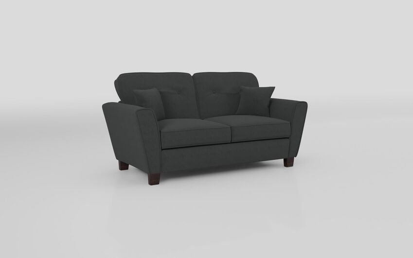 Grey Fabric Paisley 2 Seater Sofa