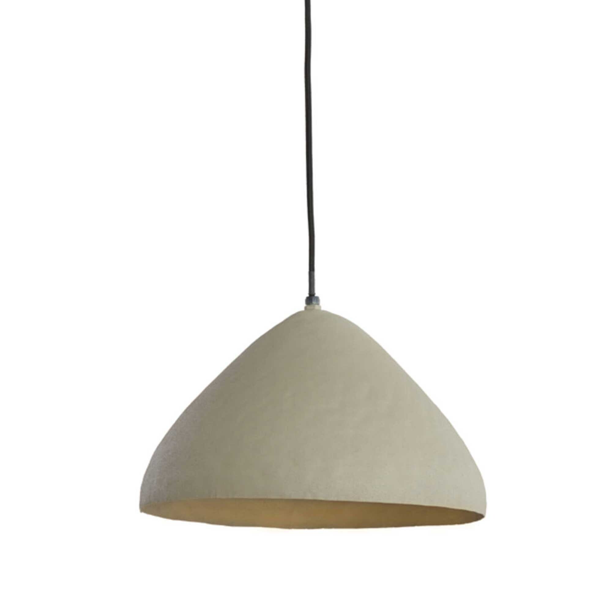 Grey Ceramic Dome Pendant Light | Barker & Stonehouse