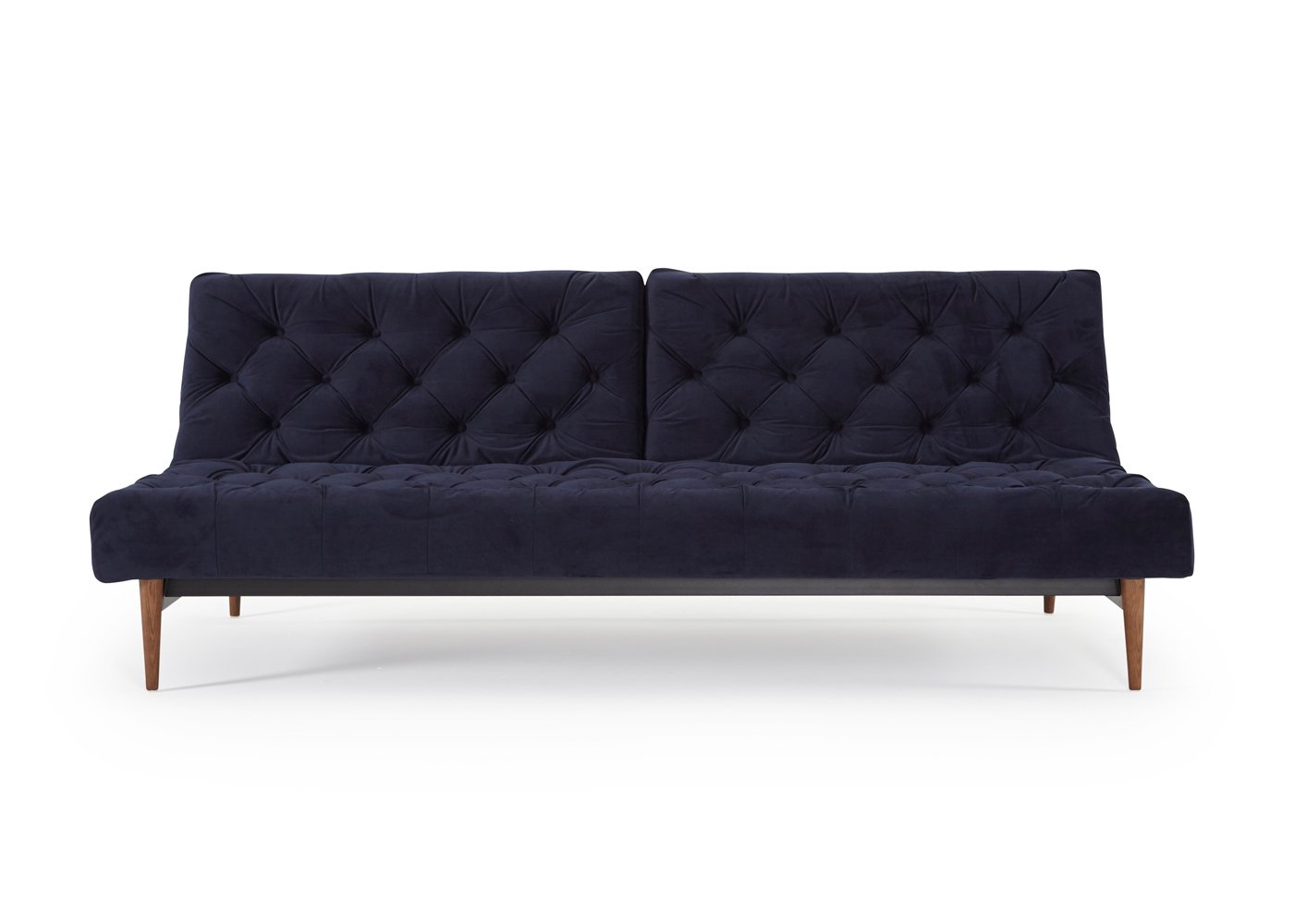 Heal's 40 Winks Sofa Bed Velvet Dark Blue