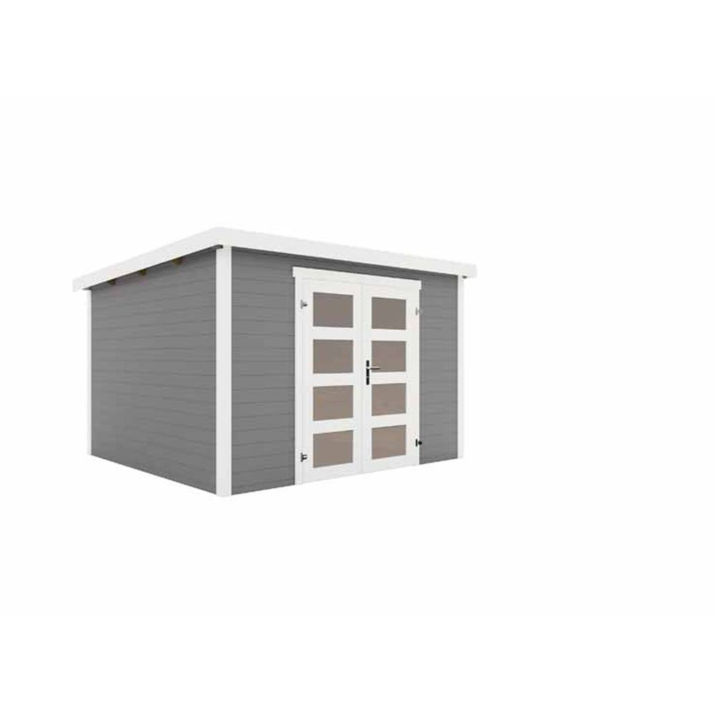 Lasita Maja Ltd Zambezi 7-Log Cabin, Garden Room, Home Office - L320xW324.8xH210.9 cm in Light Tan 3