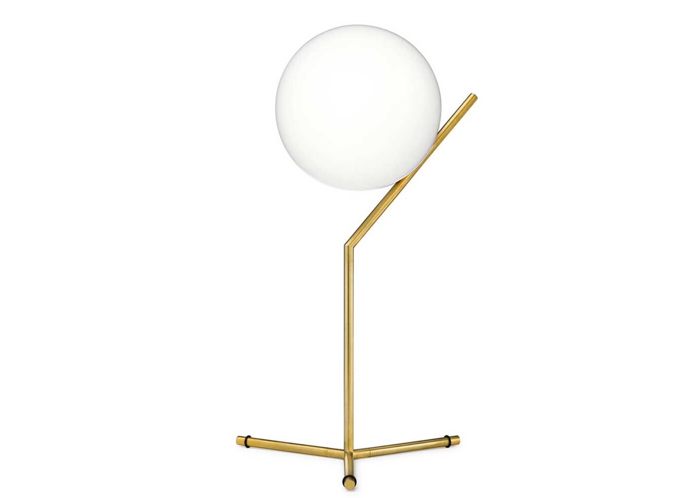 Flos IC T1 High Table Light Brushed Brass
