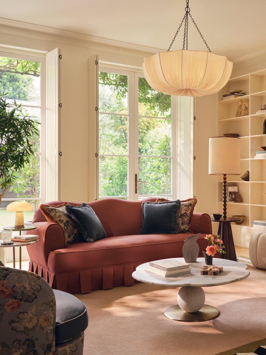Madelyn Three Seater Sofa, Linen, Sienna