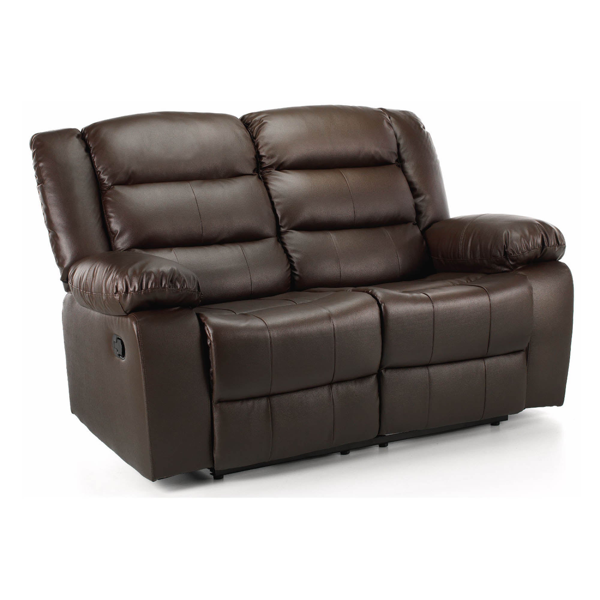 Whitfield 2 Seater Leather Reclining Sofa Brown