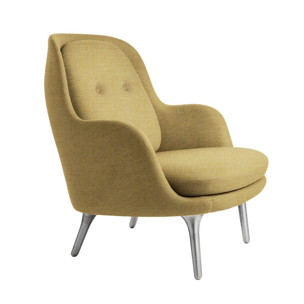 Fritz Hansen Fri Lounge Chair Christianhavn Yellow