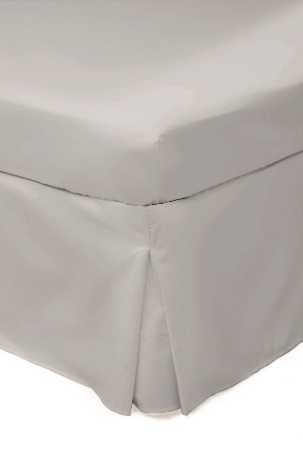 Belledorm Easy Care 200 Thread Count Cotton Polyester Percale Platform Valance in Ivory | Size: Super King
