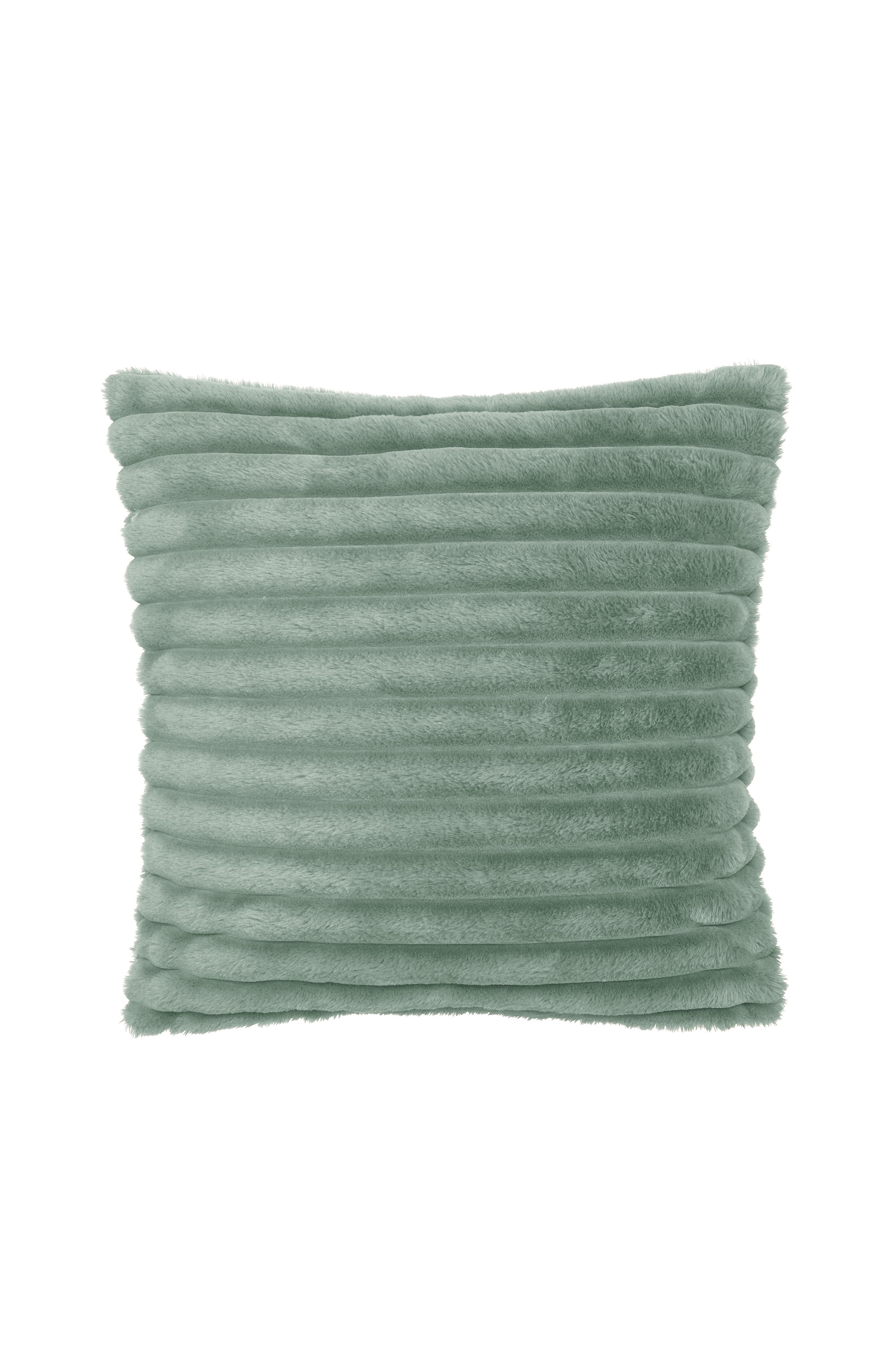 Catherine Lansfield 'Cosy Ribbed' Cushion in Green 5