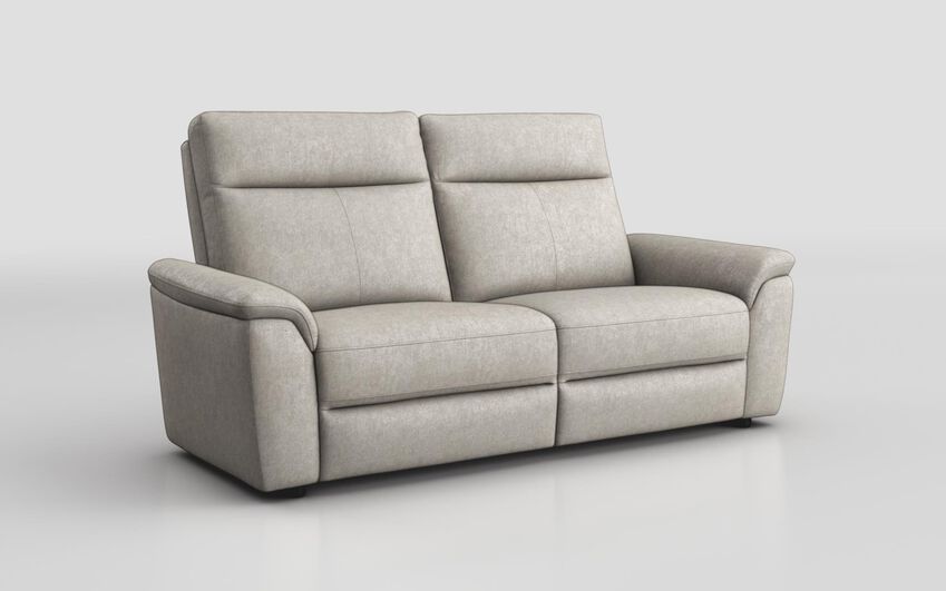 Cream Fabric Badia 3 Seater Sofa
