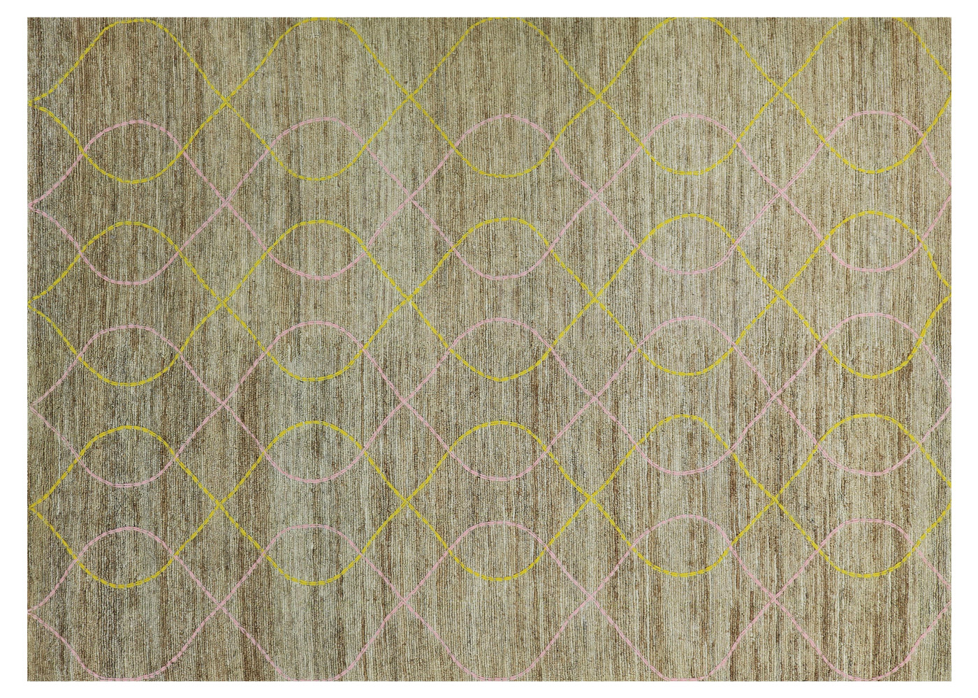 Dac Rugs Ripple Rug Raspberry