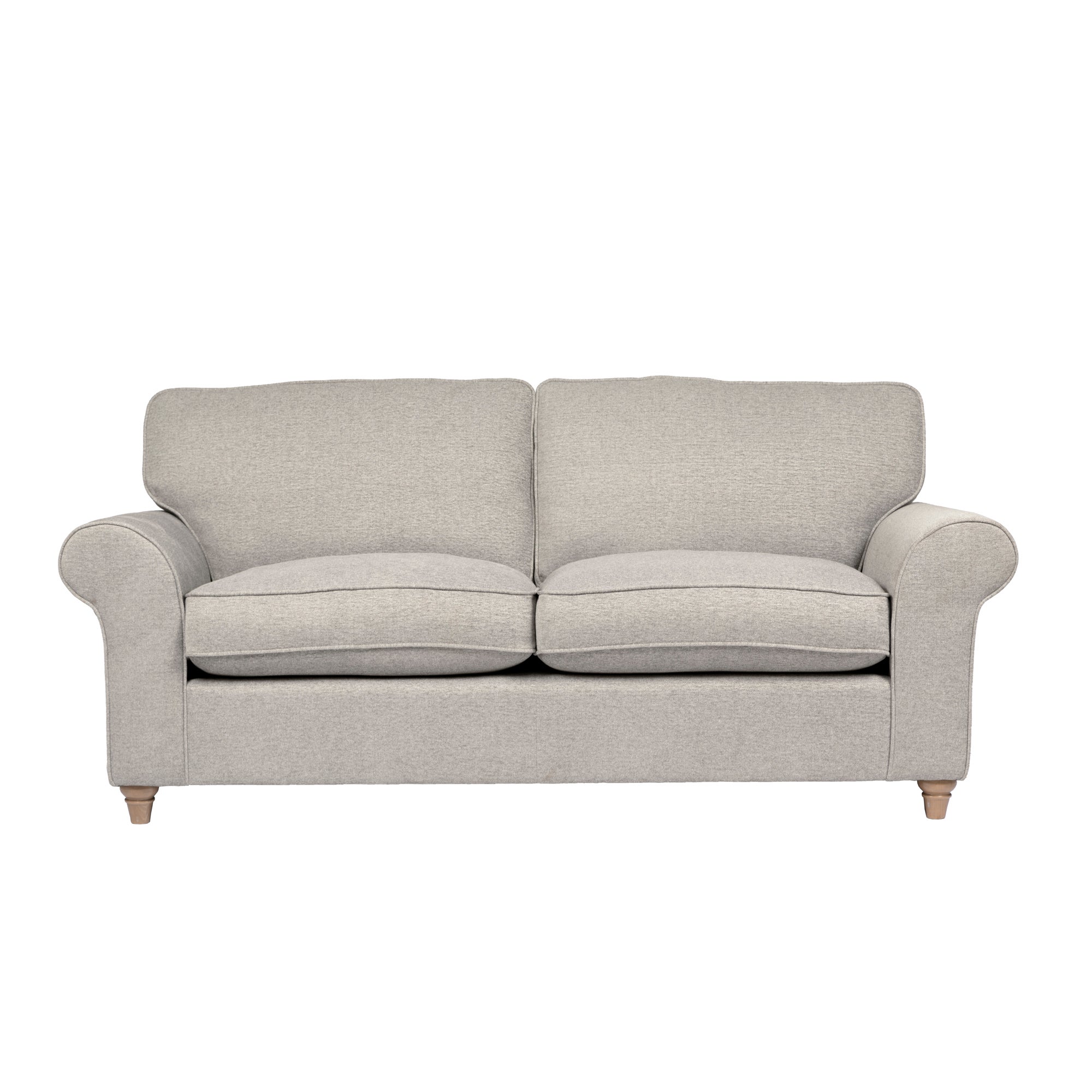 Rosa Fabric 3 Seater Sofa Grey