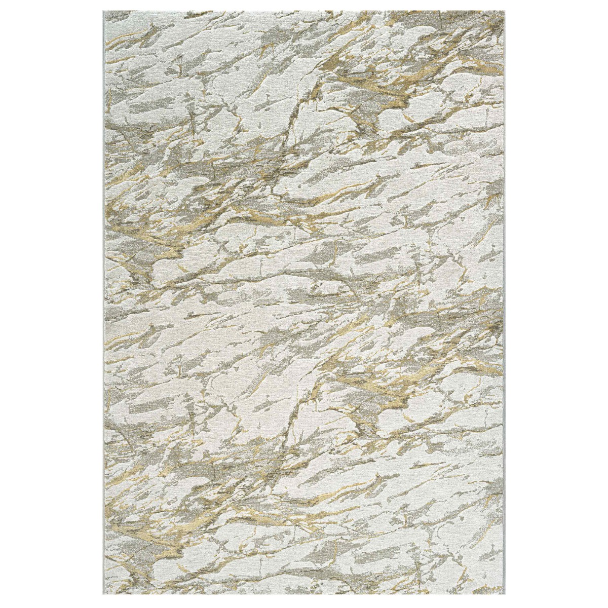 Tarine Ochre 133X195cm Rug, Square, Yellow Polypropylene | W133cm | Barker & Stonehouse