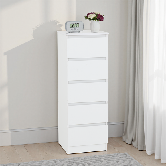 Walker 5 Drawer Narrow Chest