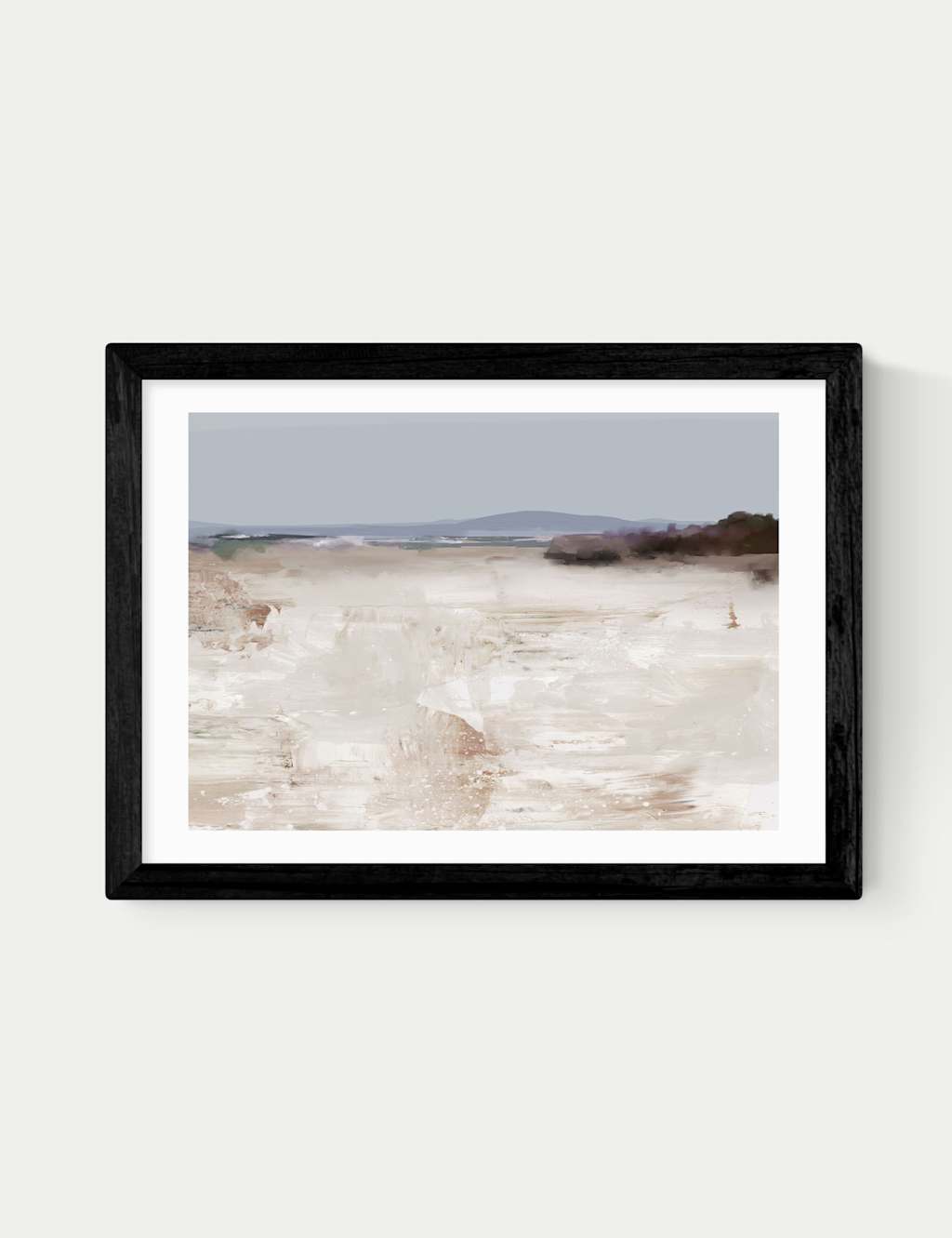 East End Prints Cali Framed Art Print Black