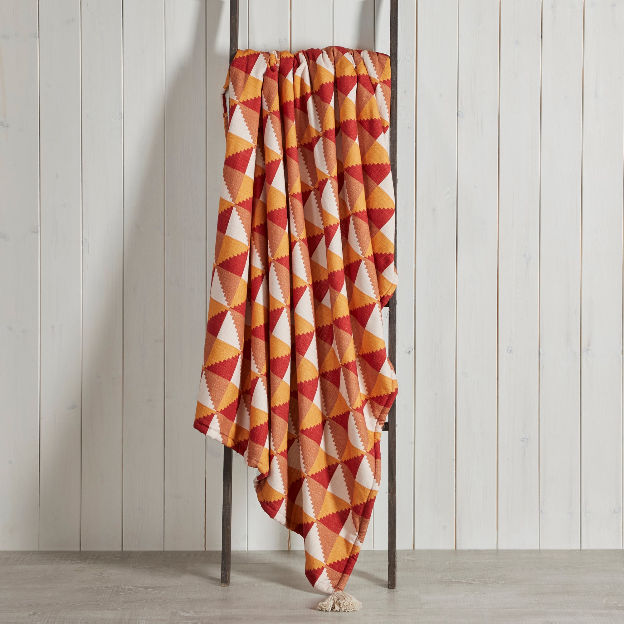 Medina Sherpa Reversible Polycotton Throw MultiColoured