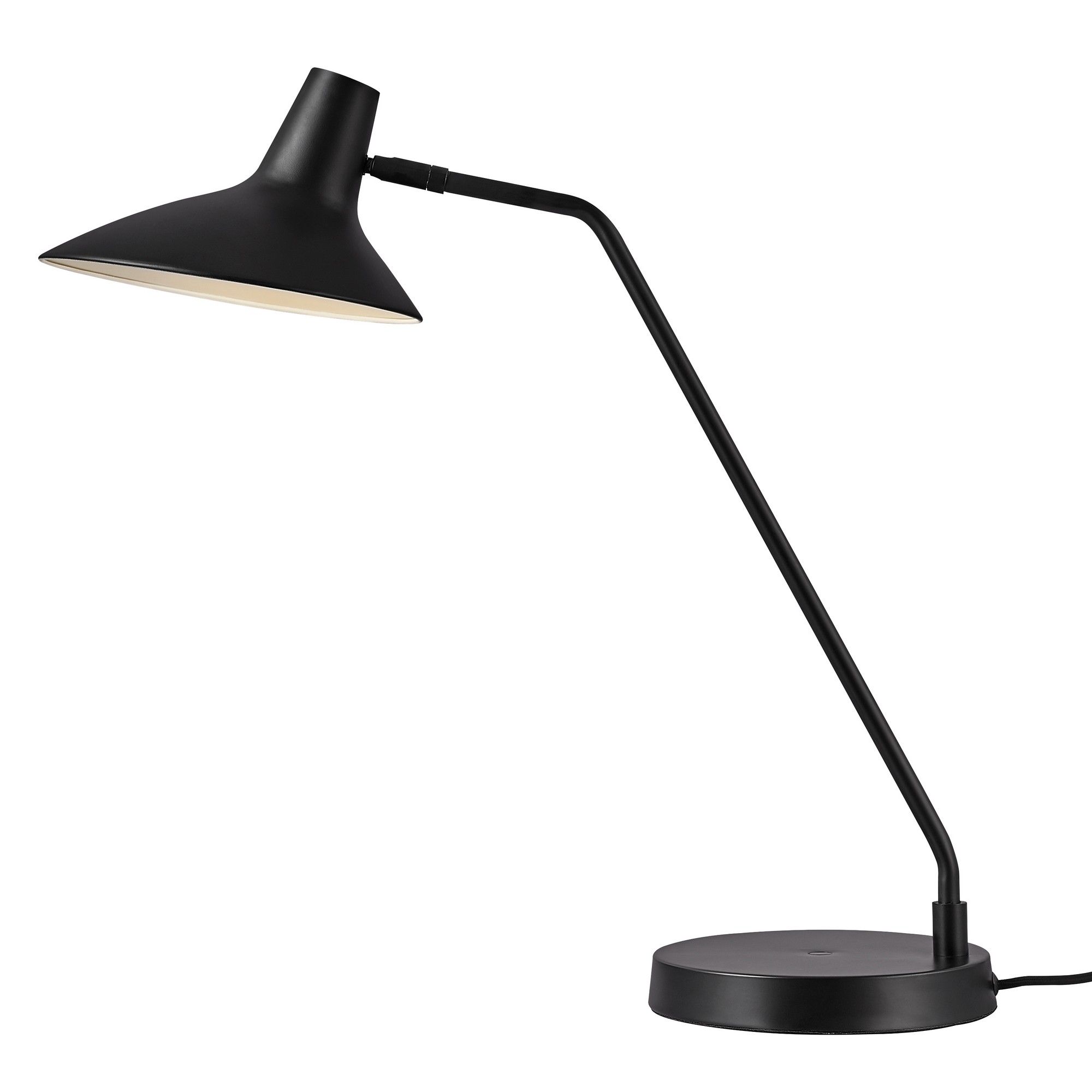 Nordlux Modern Indoor Table Lamp Black Metal E14 Adjustable Head - Mains Powered, IP20