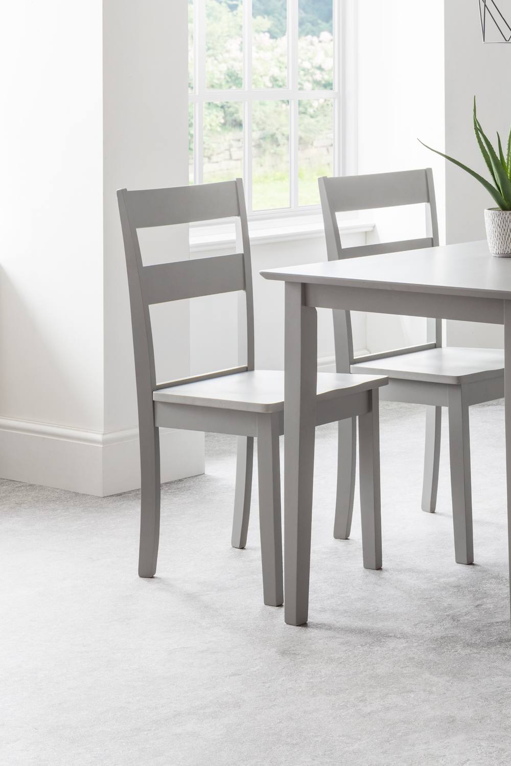 Julian Bowen Kobe Dining Chair (Set of 2) in Grey