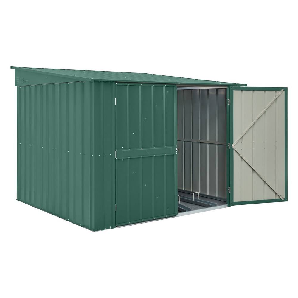 Mercia 6 x 6 Feet Globel Bike Locker - Steel/Metal - Green 4