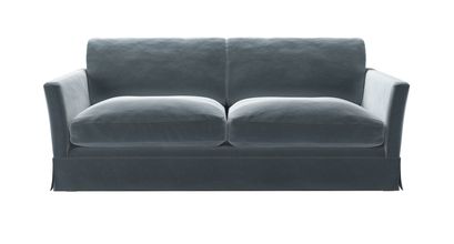 Otto 3 Seat Sofa Bed in Windermere Cotton Matt Velvet - sofa.com