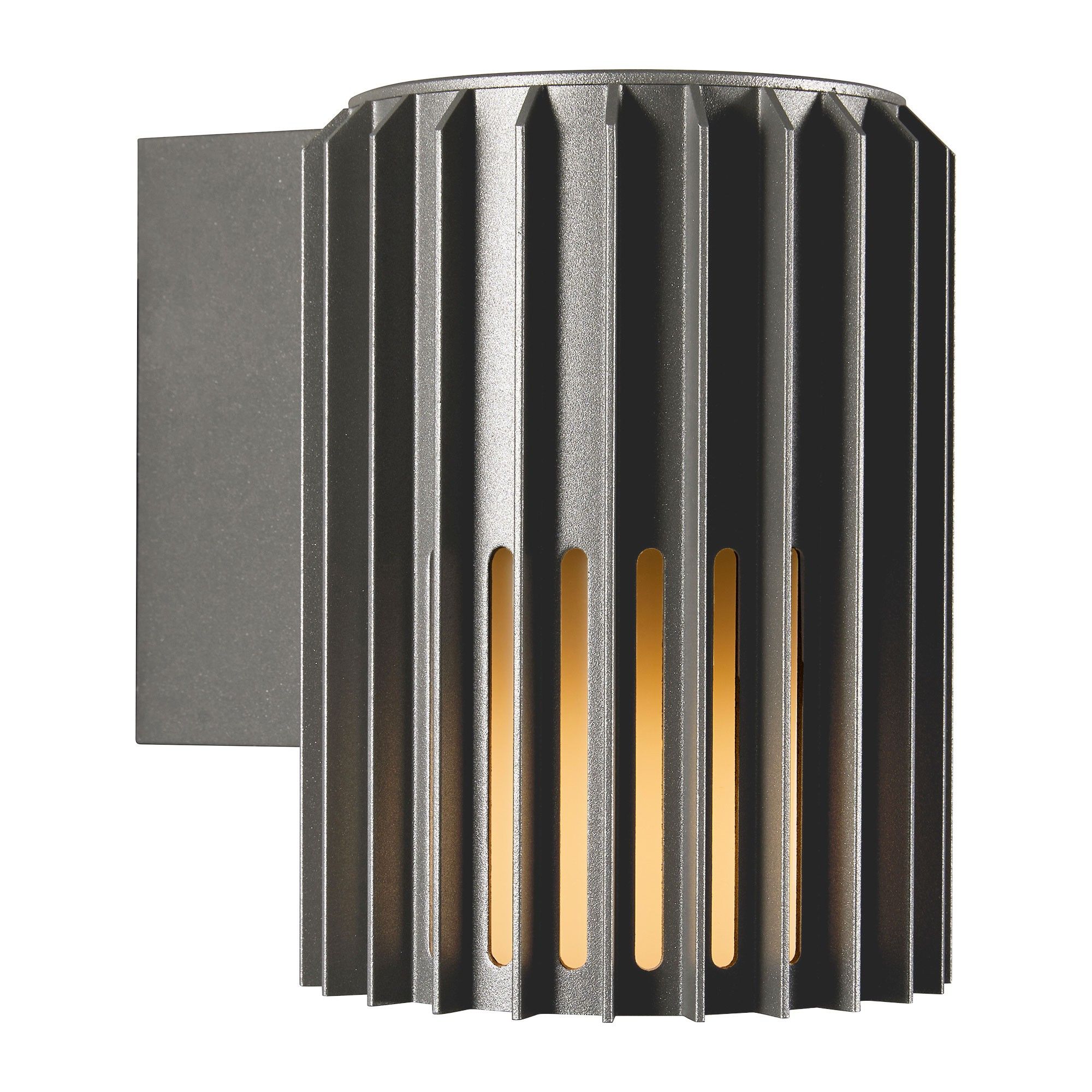Nordlux Modern Outdoor Wall Light Black Aluminium E27 Coastal/Marine Safe - Mains Powered, IP54