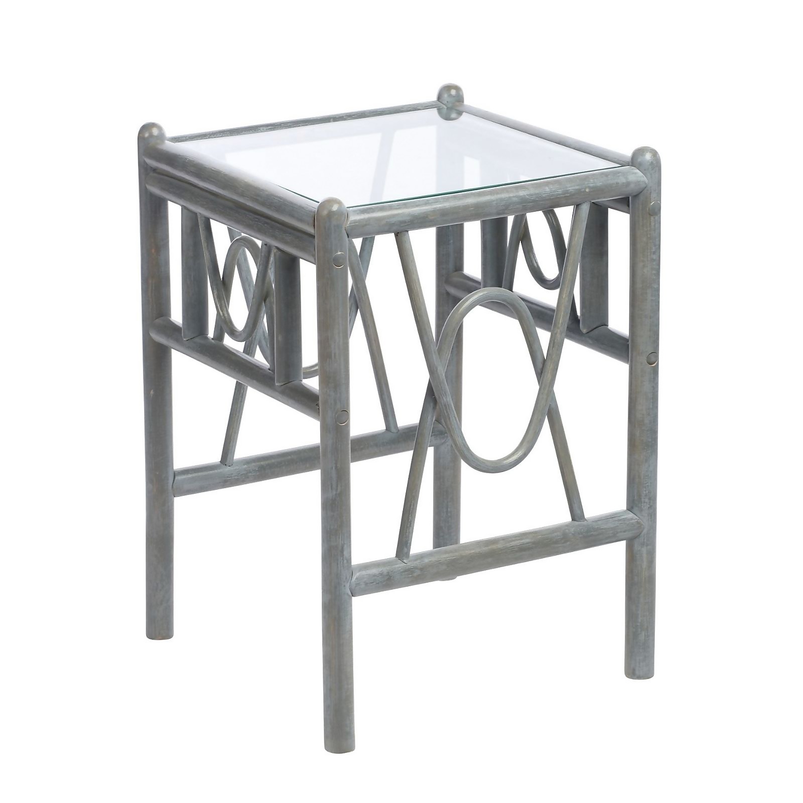Bali Grey Lamp Table