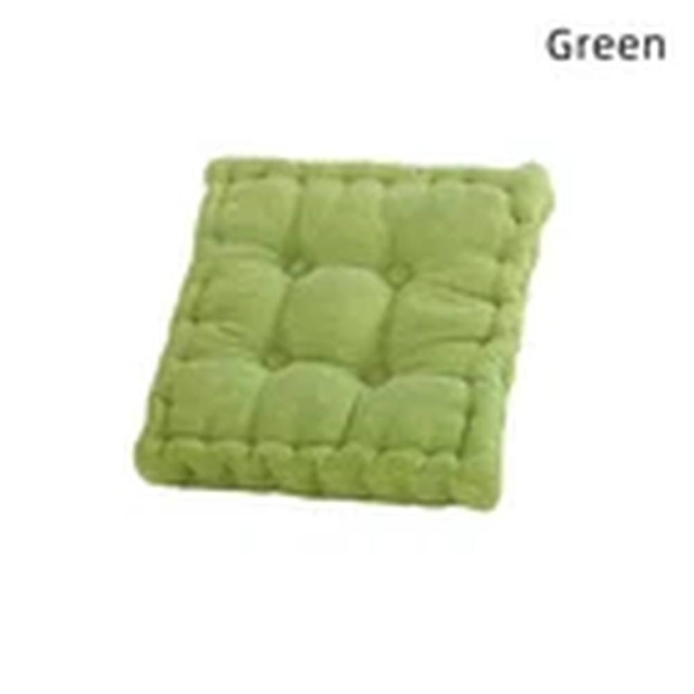Havendro Green Chair Booster Pad Cotton Thick Firm Seat Cushion