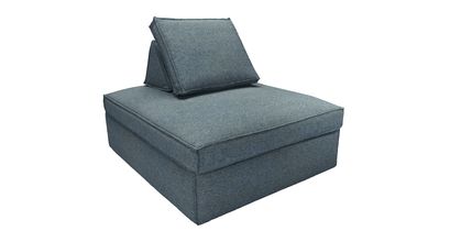 Harry Large Pouffe with bolster cushion in St Margaret's Whitstable - sofa.com