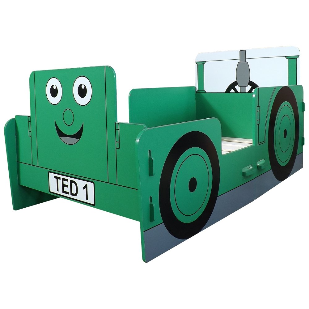 Tractor Ted Green Junior Toddler Bed Frame - 70 x 140 cm
